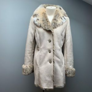 Penmans Tan Winter Jacket with Faux Fur